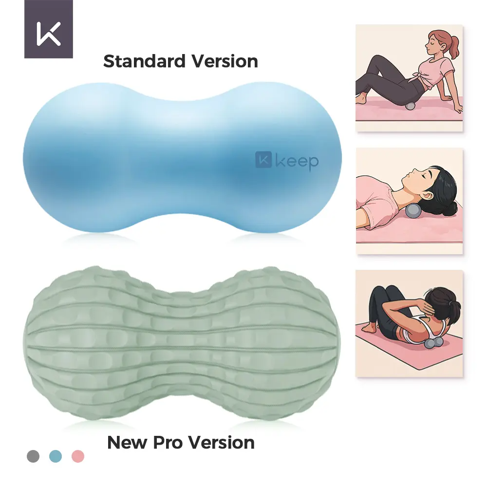 Peanut Massage Ball, Double Lacrosse Ball Massage Ball Therapy, Trigger Point Deep Tissue Exercise