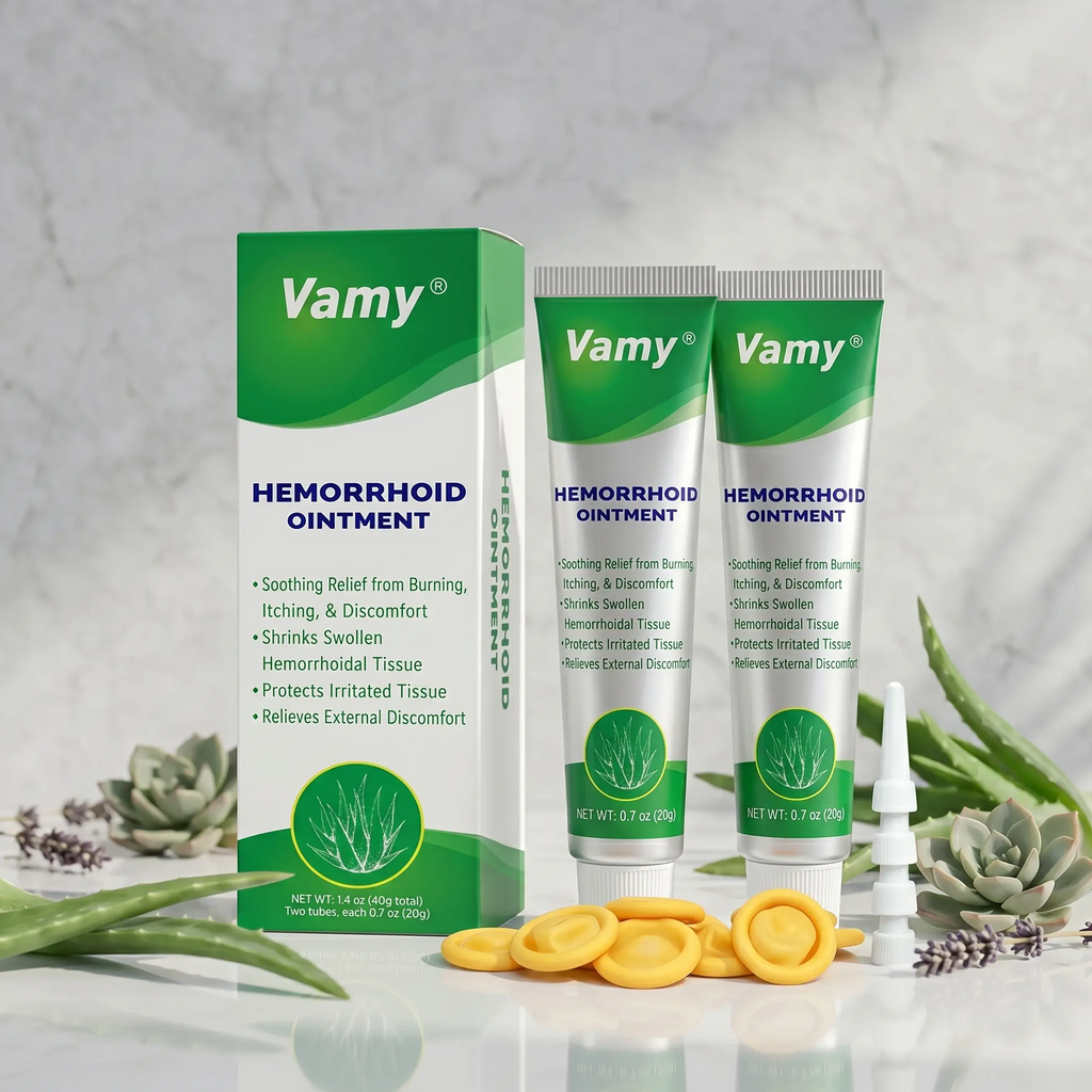 Organic Hemorrhoid Treatment Cream-Gel with Soothing Aloe Vera, Relieves Pain, Itching, and Swelling for Sensitive Skin, 1.4 oz with Finger Cots, Anti-Acne