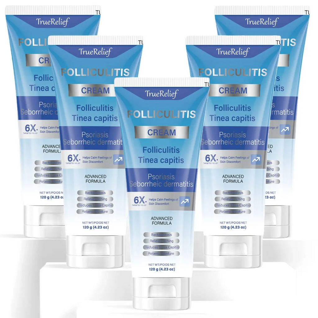 TrueRelief Botanical Folliculitis Care Cream – Soothing Moisturizer for Scalp, Face & Body