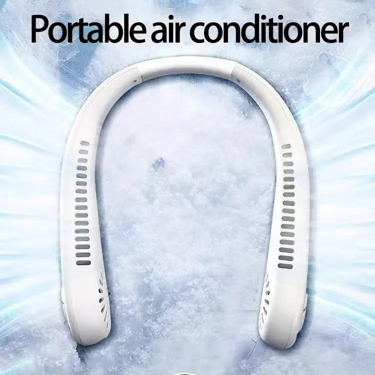 Hands-free neck fan for sports, Rechargeable bladeless cooling technologywith up to 8 hours of run time