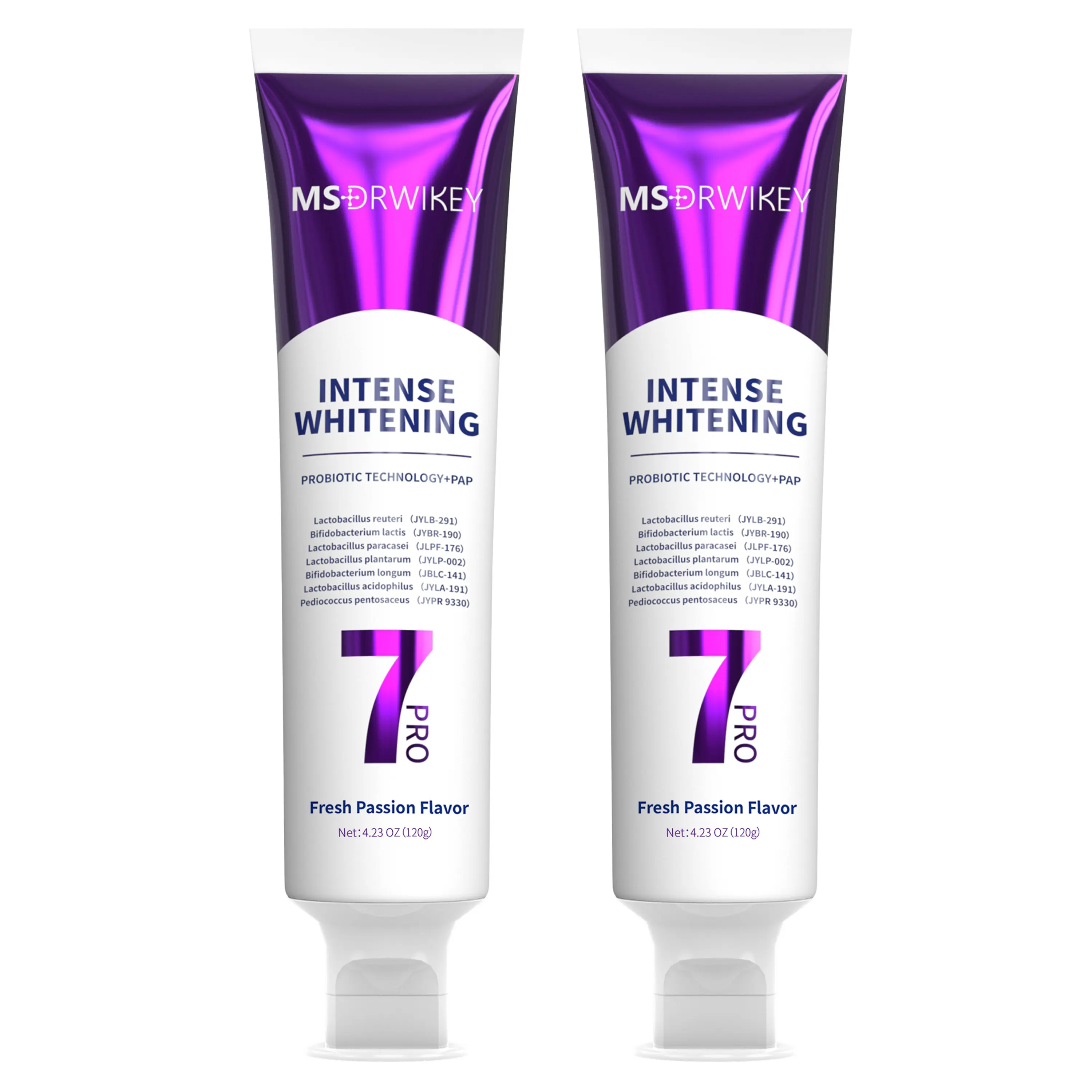 New 7-Pro Intensive Toothpaste | Upgraded Purple Formula with 7 Probiotics |  Long-Lasting Freshness