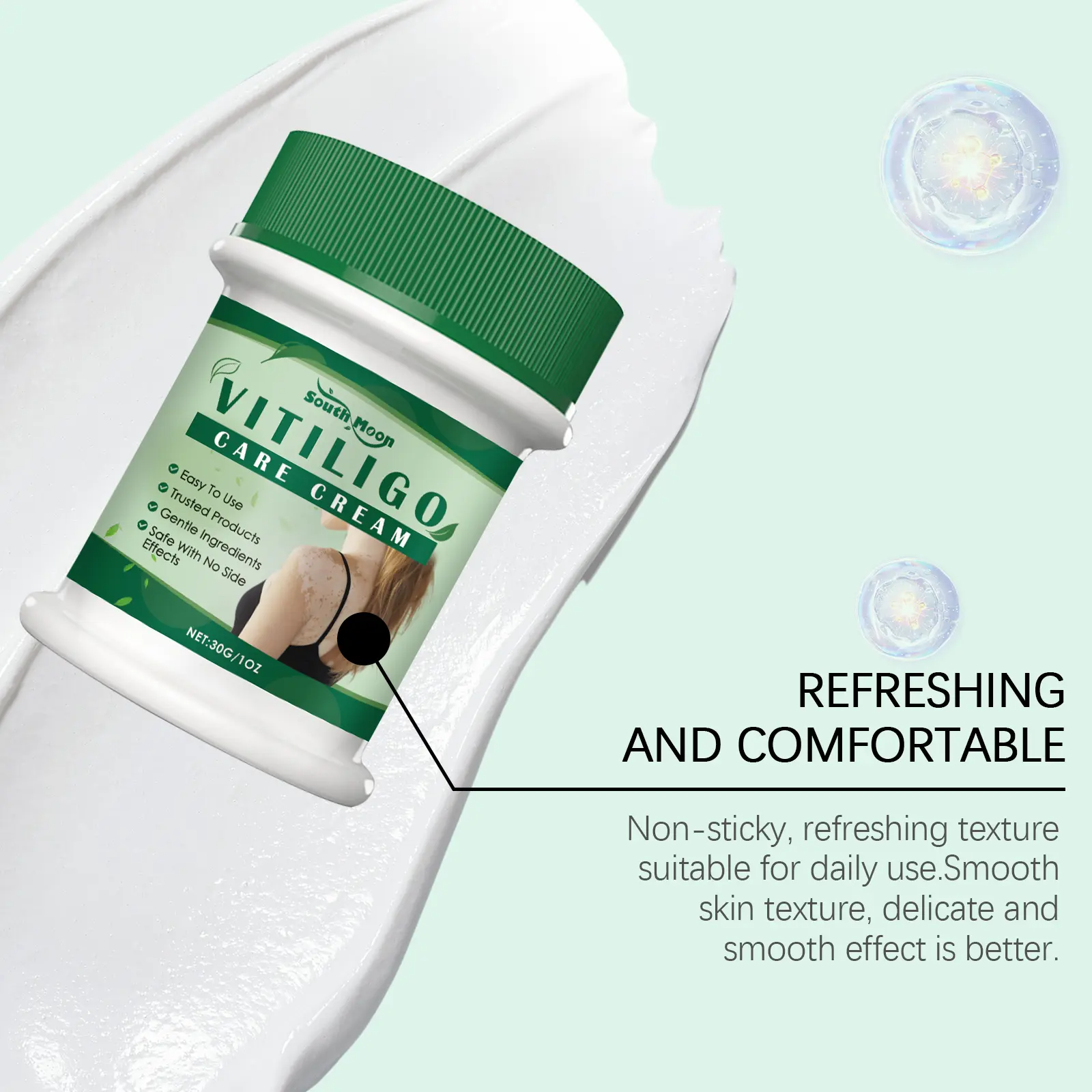 Vitiligo Treatment Cream, Improve Skin Pigmentation, Natural Formula, Suitable for All Skin