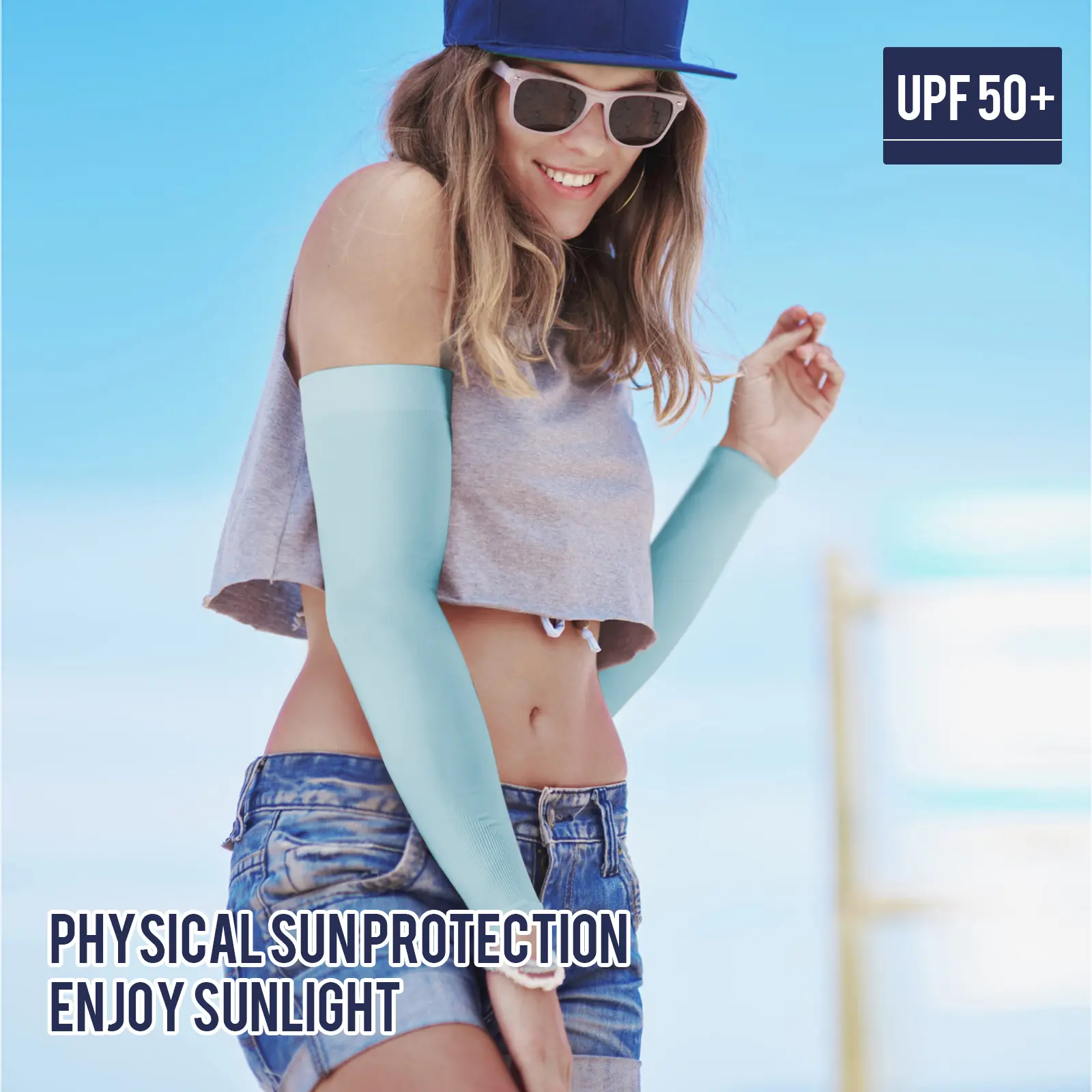 UPF 50+ UV Sun Protection Arm Sleeves – Cooling Sleeves for Men, Women & Youth