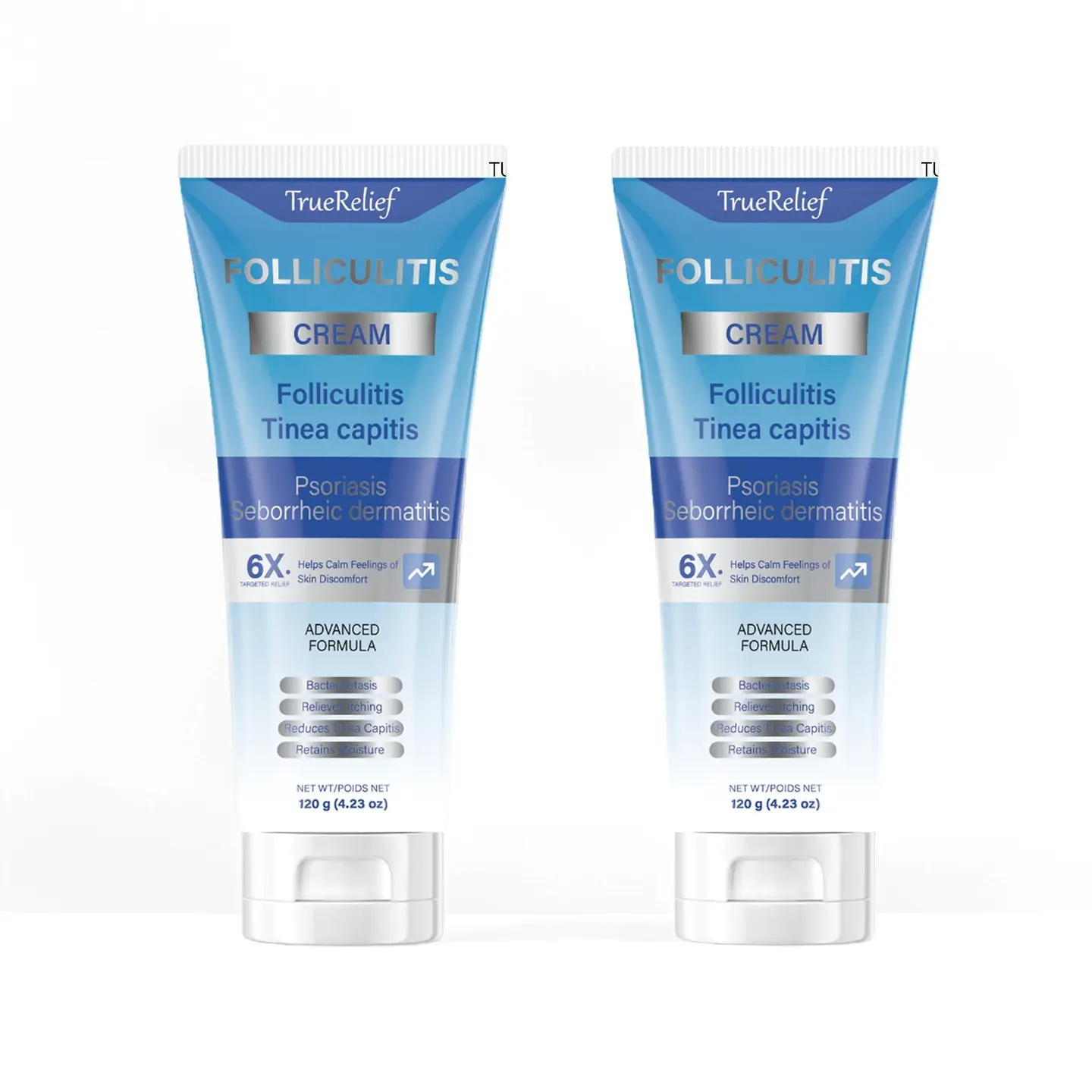 TrueRelief Botanical Folliculitis Care Cream – Soothing Moisturizer for Scalp, Face & Body