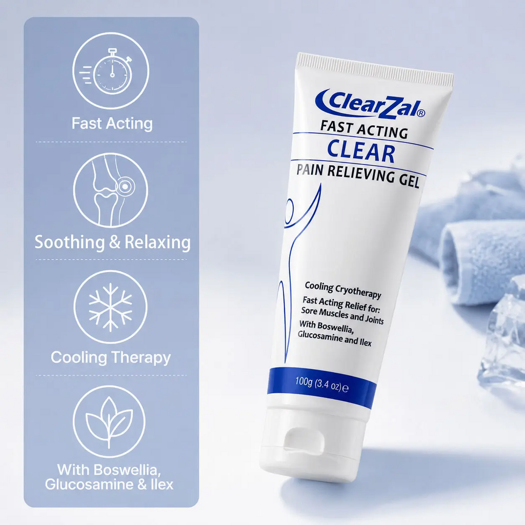 Soothing Cooling Gel 100g, Relieving Body Gel, Cooling with Menthol and Frankincense, Helps Relieve Muscle Tension
