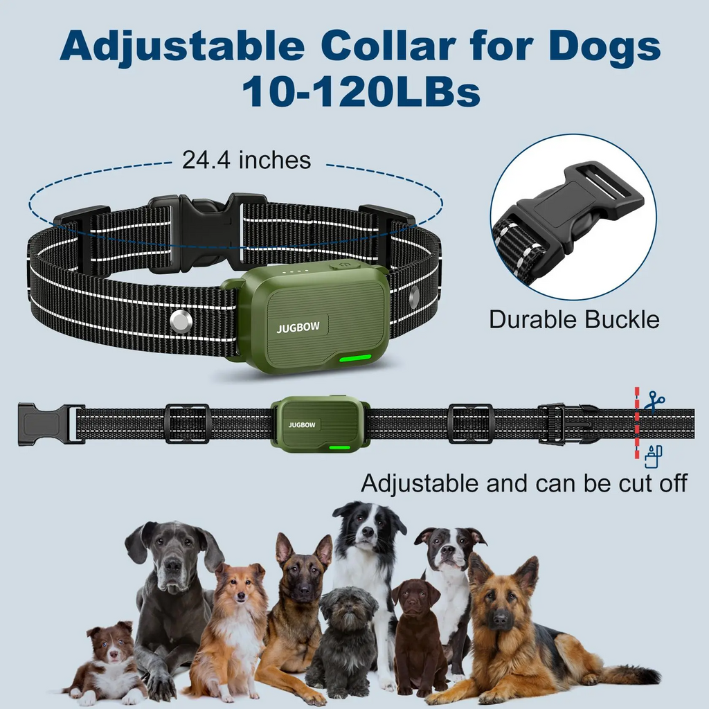 1 Dog Training Collar 4500FT Dog Training Behavior Aid, Remote IPX8 Waterproof with 4 Training Modes, Outdoor Rechargeable E-Collar DT61