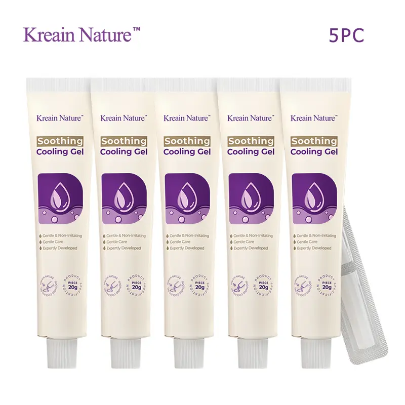 Hemorrhoid Gel Carthamus Seed Scutellaria Baicalensis Extract Carboxymethylcellulose Purple Daisy Apply to the Skin Used for Eliminating Hemorrhoids