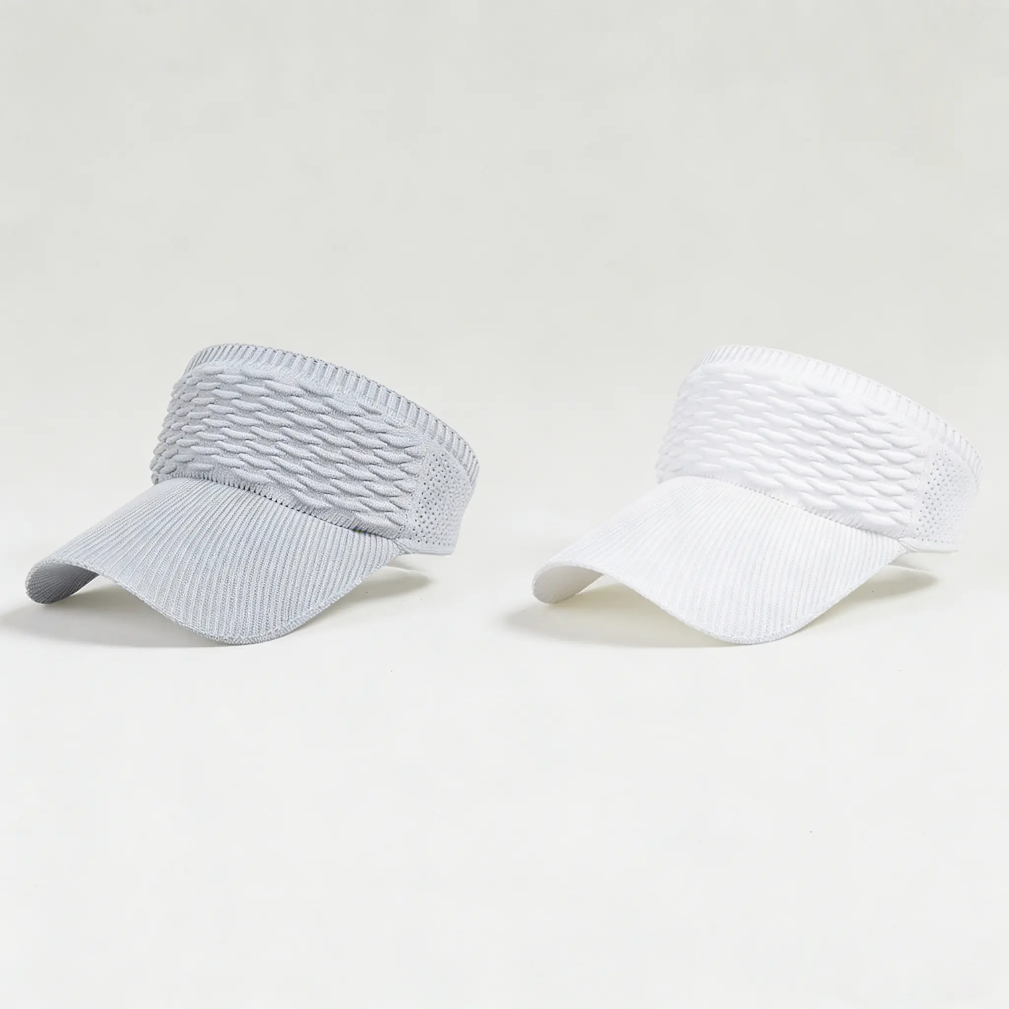 2Pcs Women's High Ponytail Sun Visor Hat |  Aesthetic Breathable Open-Top UV Protection Cap | Birthday Gift for Her Running Hiking Beach Travel Outdoor Daily Wear