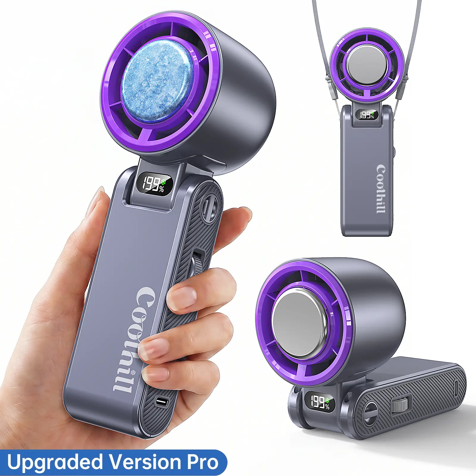 Portable fan Handheld High Speed Fan 199 Adjustable Levels