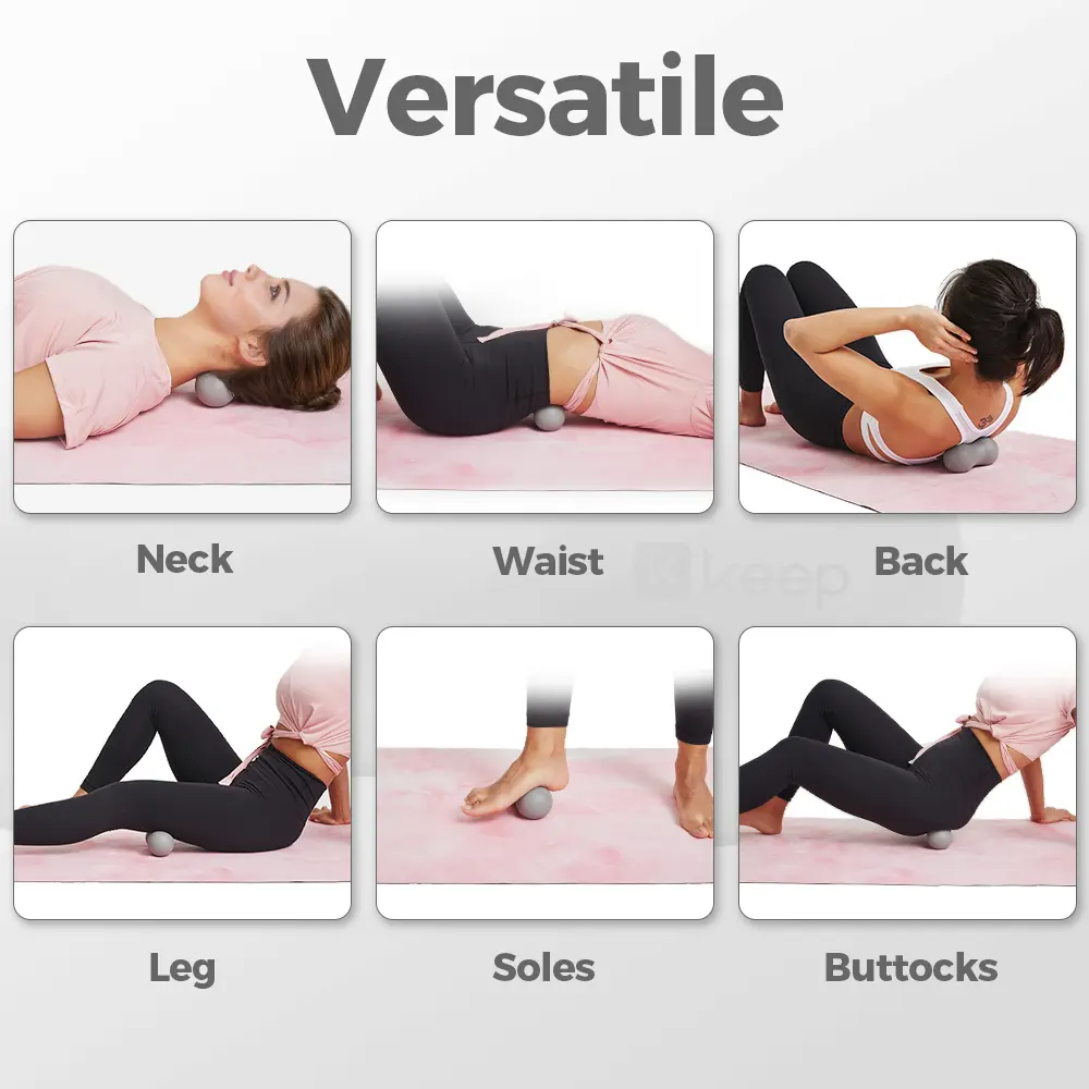 Peanut Massage Ball, Double Lacrosse Ball Massage Ball Therapy, Trigger Point Deep Tissue Exercise