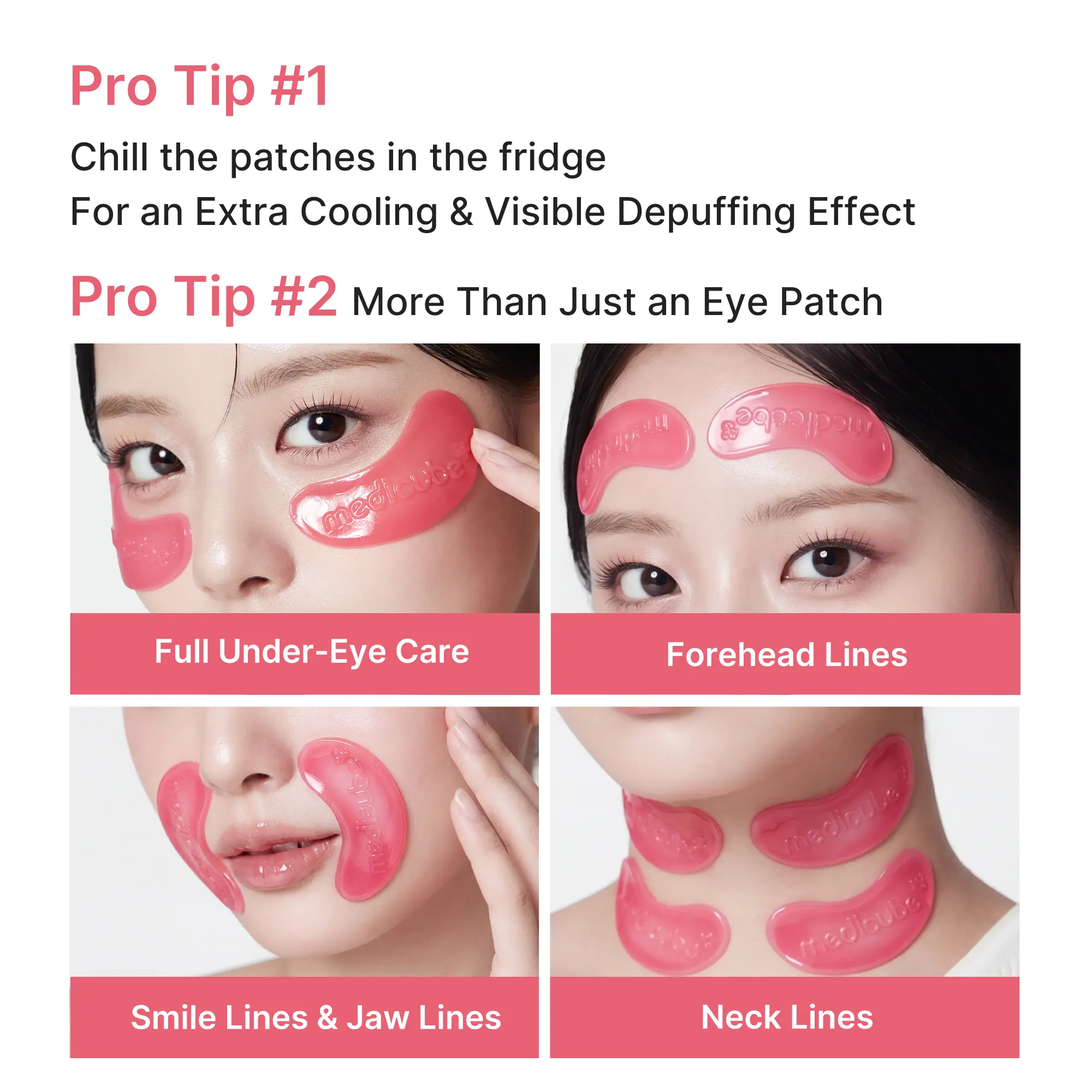 Pink Collagen Jelly Eye Mask | Hydrogel Eye Patches with PDRN, Collagen, NAD | Refreshing for Puffy, Tired Eyes | Firming for Look of Wrinkles, Fine Lines | Korean Skincare (6/28/50 Pairs)