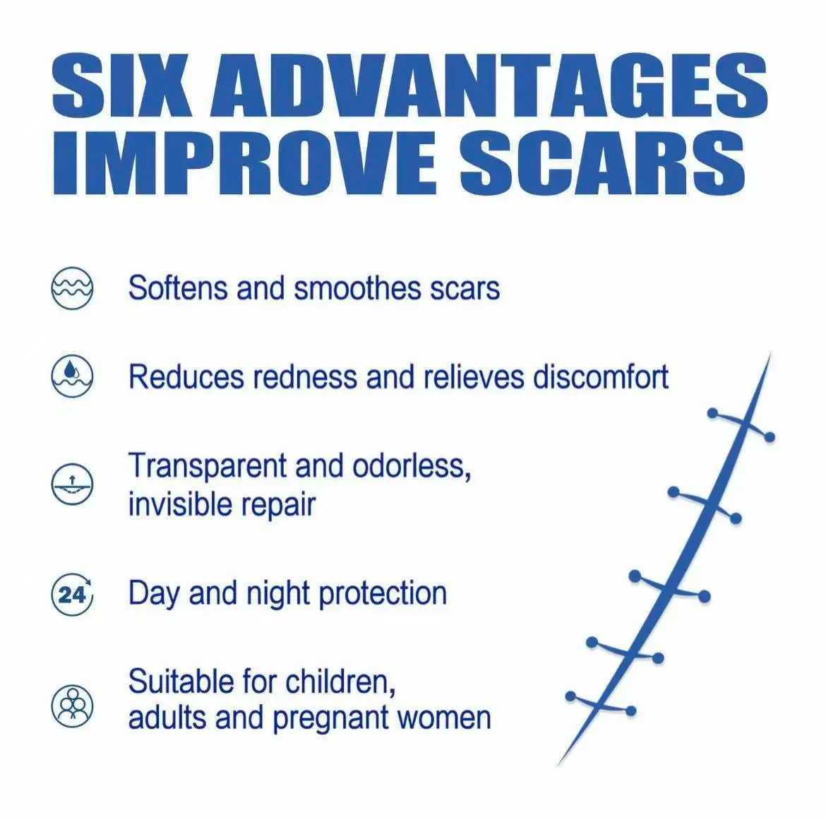 Professional Scar Removal Cream, AdvancedSilicone Skin Repair Gel for Burn,Acne Old Scar Removal Cream for Face & Body | Fades DarkScars