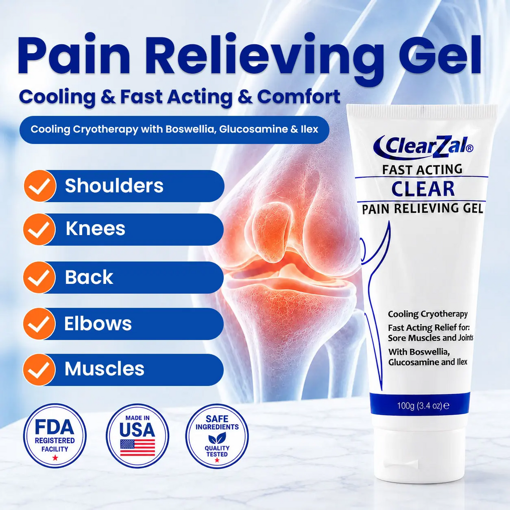 Soothing Cooling Gel 100g, Relieving Body Gel, Cooling with Menthol and Frankincense, Helps Relieve Muscle Tension