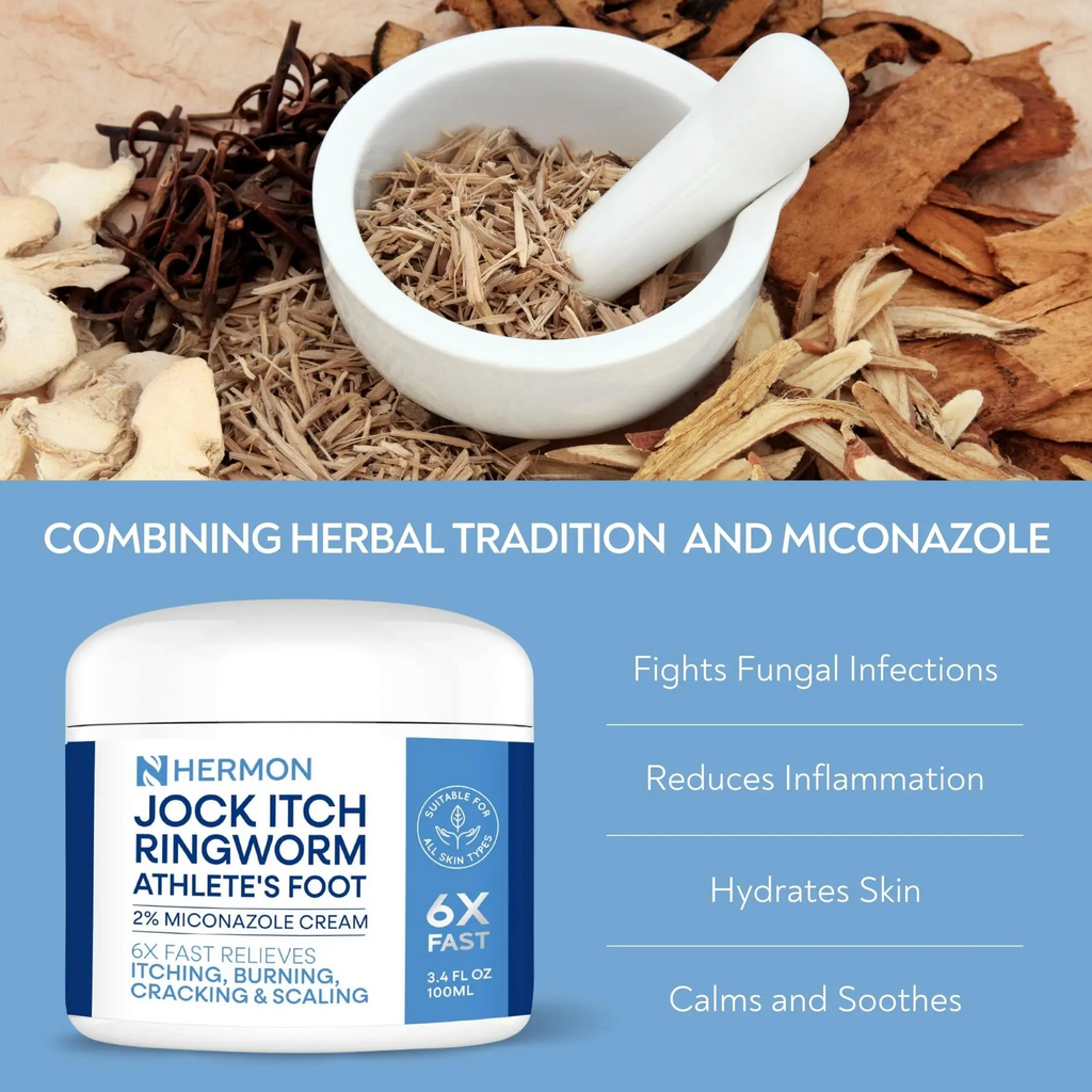 Antifungal Jock Itch Soothing Ointment (3.4 oz/100g) - Hydrating Moisturizing Body Care for Sensitive Skin