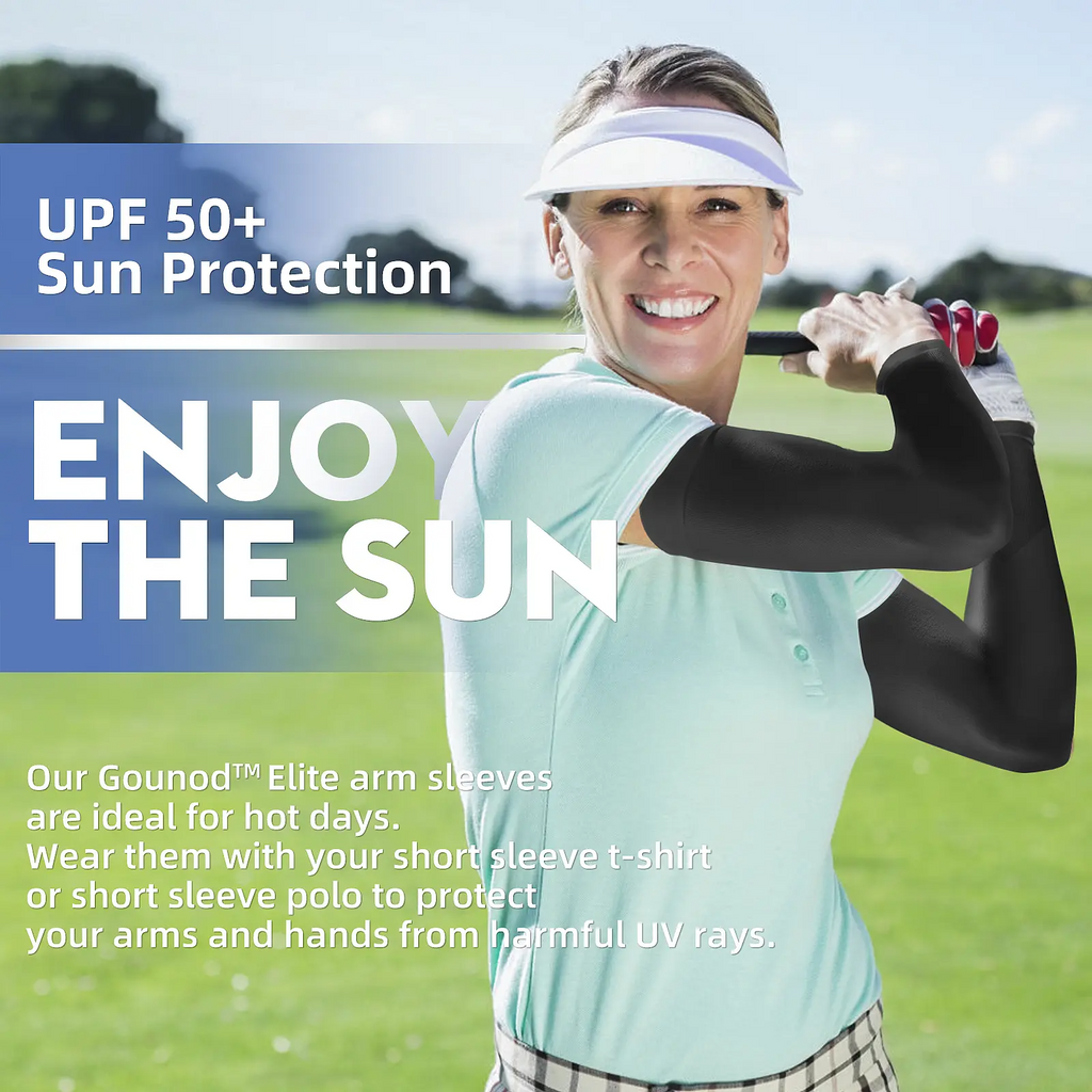 UPF 50+ UV Sun Protection Arm Sleeves – Cooling Sleeves for Men, Women & Youth
