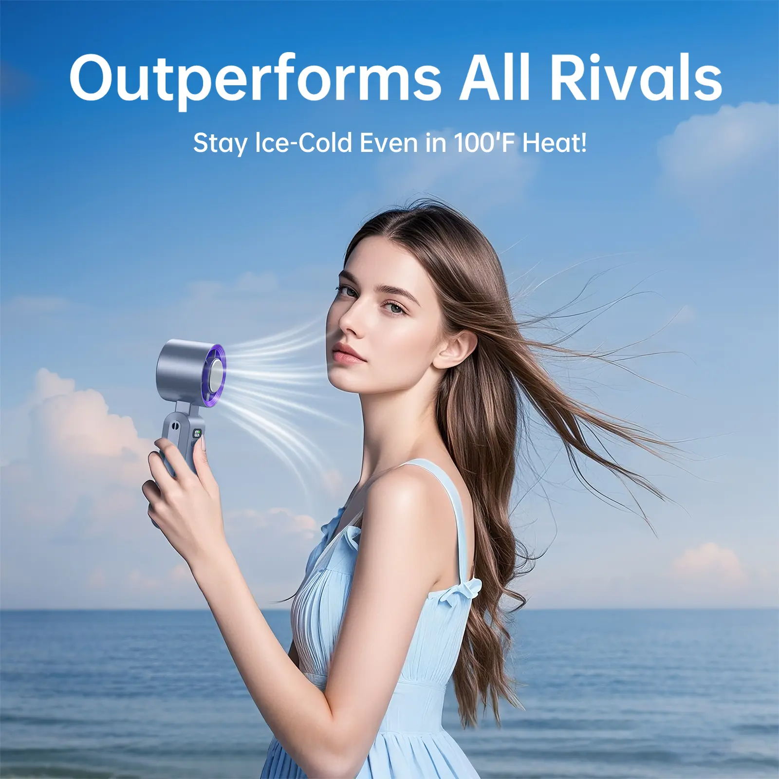 Portable fan Handheld High Speed Fan 199 Adjustable Levels