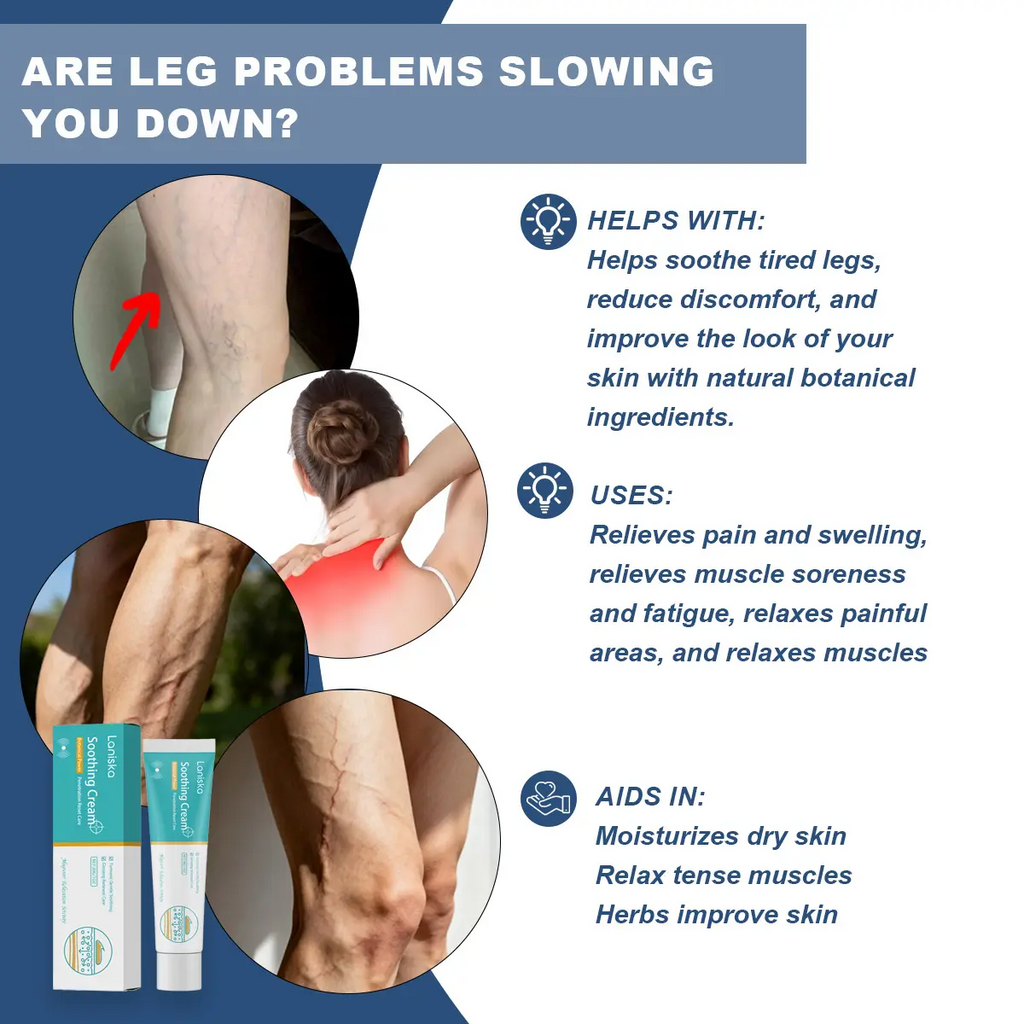 Leg Relief Gentle Herbal Varicose VeinsCream