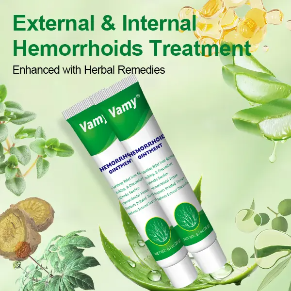 Organic Hemorrhoid Treatment Cream-Gel with Soothing Aloe Vera, Relieves Pain, Itching, and Swelling for Sensitive Skin, 1.4 oz with Finger Cots, Anti-Acne