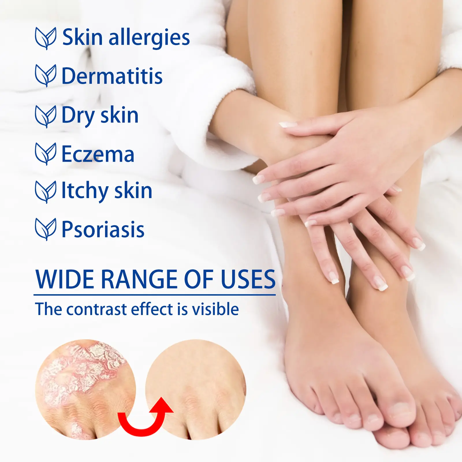 Sensitive Skin Soothing Care Cream, Natural Botanical Formula, Helps Soothe Dryness, Itching and Redness, Suitable for Daily Sensitive Skin Care, Scalp Care and Skin Moisturizing Repair, Deep Hydration
