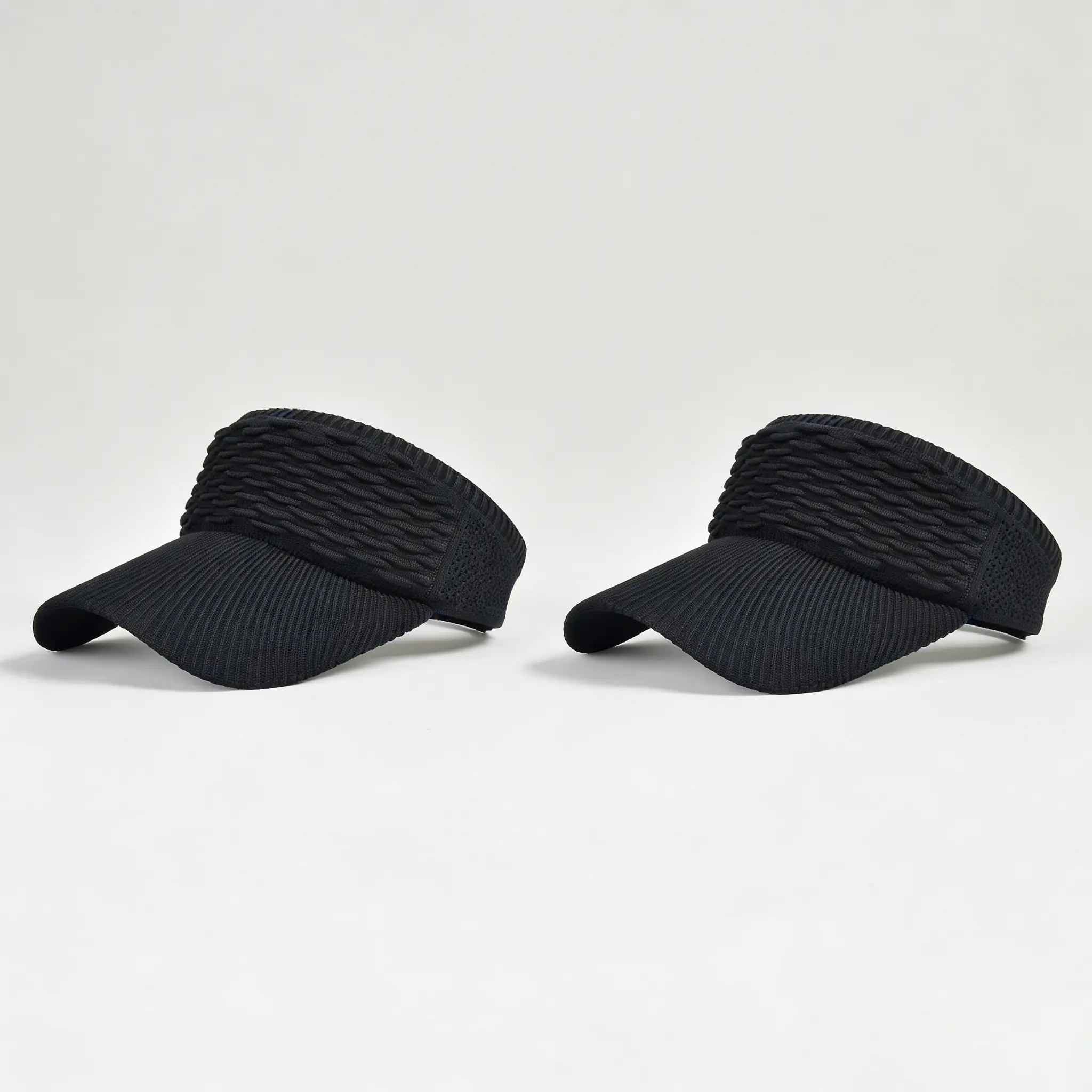 2Pcs Women's High Ponytail Sun Visor Hat |  Aesthetic Breathable Open-Top UV Protection Cap | Birthday Gift for Her Running Hiking Beach Travel Outdoor Daily Wear