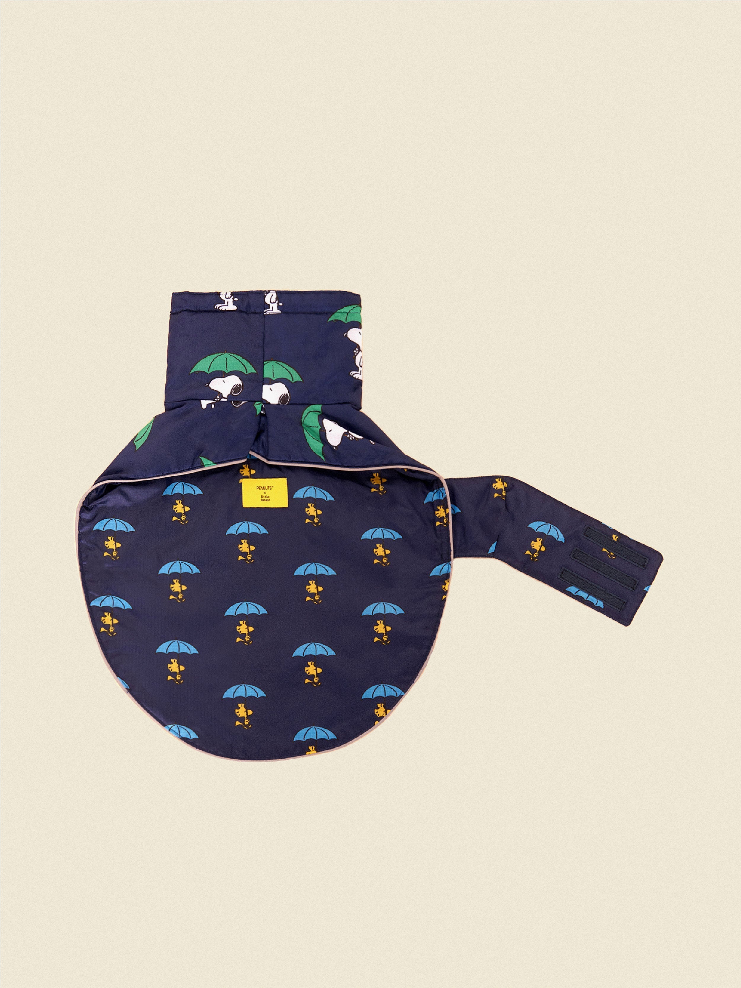 Snoopy and Woodstock Raincoat - Navy