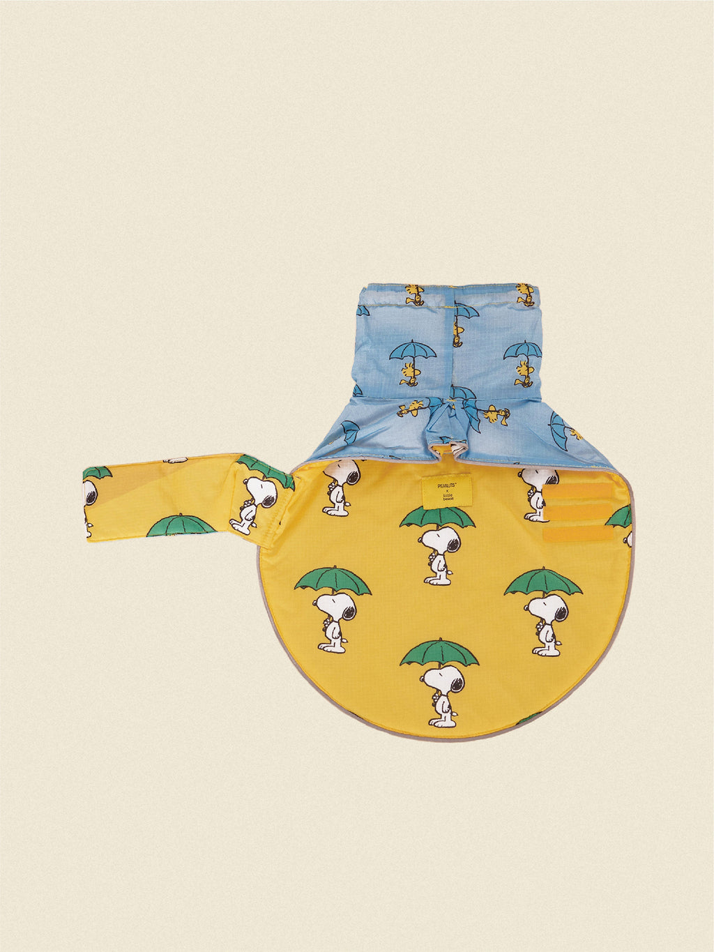 Snoopy and Woodstock Raincoat - Yellow / Blue